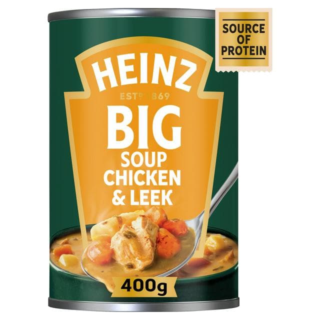 Heinz Chicken & Leek Chunky Big Soup 400g - gallery image 1