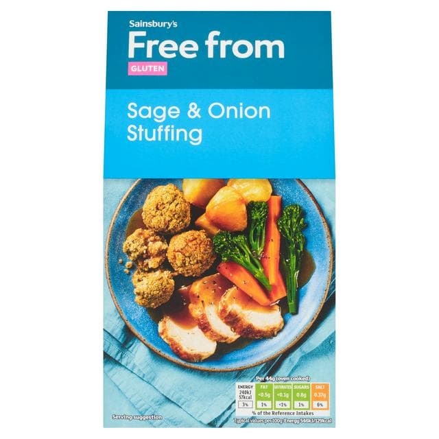 Sainsbury's Free From Sage & Onion Stuffing 170g - gallery image 1