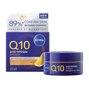 Nivea Q10 Energy Anti Wrinkle Recharging Night Cream with Vitamin C 50ml