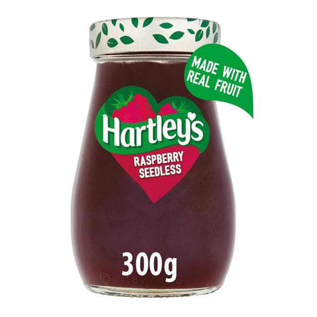 Hartley's Best of Raspberry Seedless Jam 300g - gallery image 1