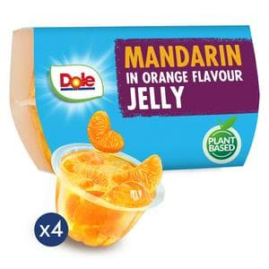 Dole Fruit in Jelly Mandarins in Orange Flavour Jelly x4 492g