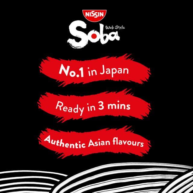 Nissin Soba Chilli Wok Style Stir Fry Noodles 111g - gallery image 4