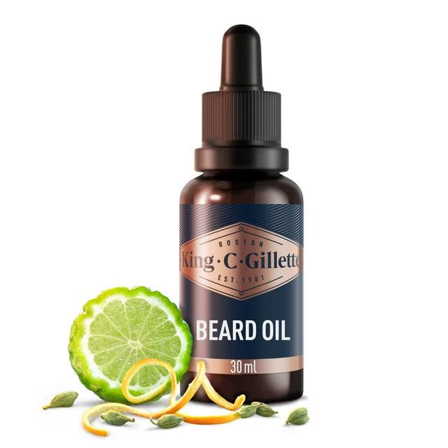 Gillette King C Mens Beard Oil, 30 ml - gallery image 1