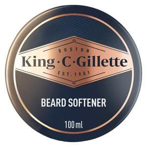 Gillette King C Mens Soft Beard Balm 100ml