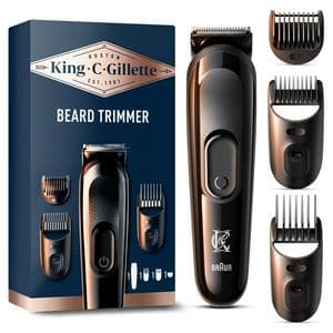 Gillette King C Cordless Men's Beard Trimmer/Hair Clipper Kit