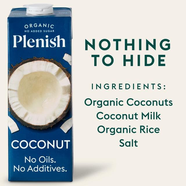Plenish 1L Chilled Dairy Free Organic Coconut Drink - gallery image 2