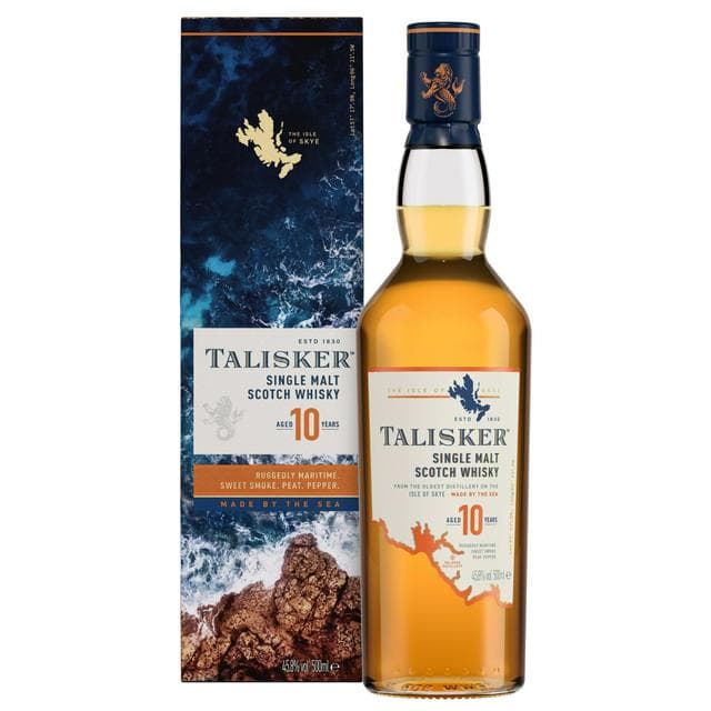 Talisker 10 Year Old Single Malt Scotch Whisky 70cl - gallery image 1