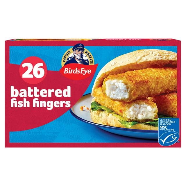 Birds Eye 26 x Crispy Battered Fish Fingers 728g - gallery image 1