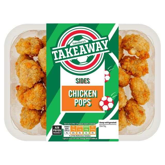Sainsbury's Sides Breaded Chicken Pops 250g - gallery image 1