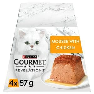 Gourmet Revelations Mousse Chicken Wet Cat Food 4 x 57g