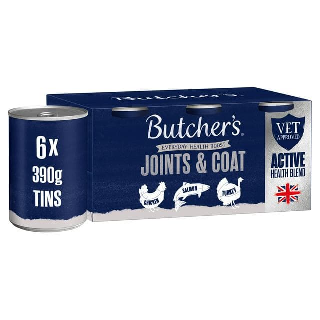 Butchers Joints & Coat Dog Food Tins 6x390g - gallery image 1