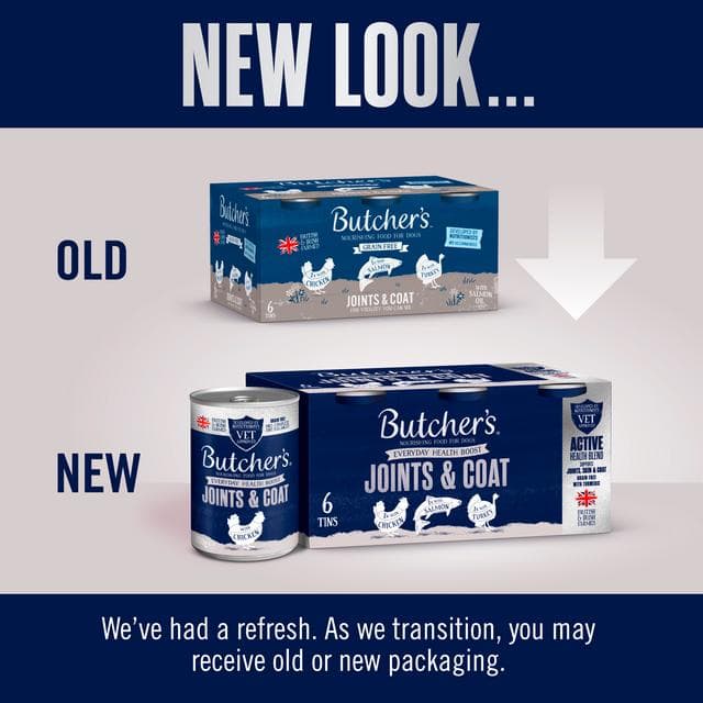 Butchers Joints & Coat Dog Food Tins 6x390g - gallery image 2
