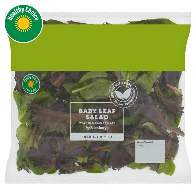Sainsbury's Baby Leaf Salad 90g - gallery image 1