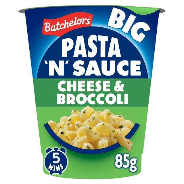 Batchelors Big Pasta 'n' Sauce, Cheese & Broccoli Instant Pot 85g - gallery image 1