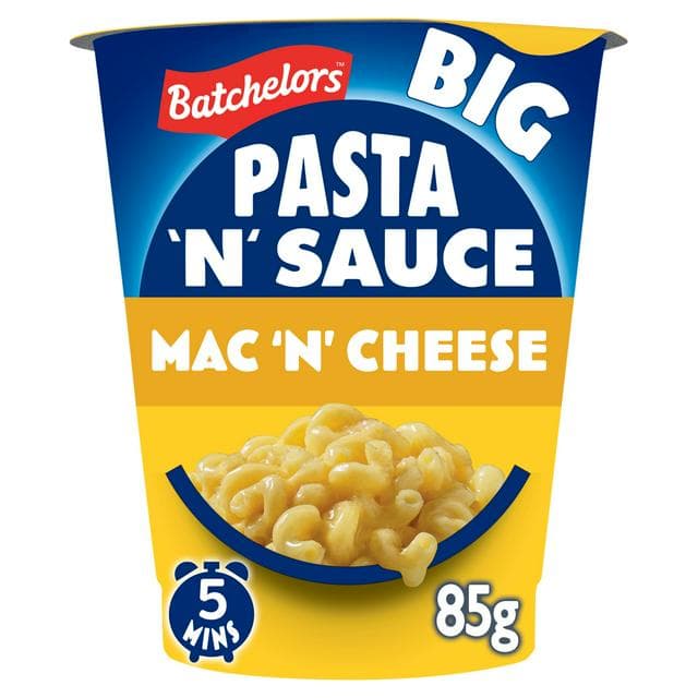Batchelors Big Pasta 'n' Sauce, Macaroni & Cheese Instant Pasta Pot 85g - gallery image 1