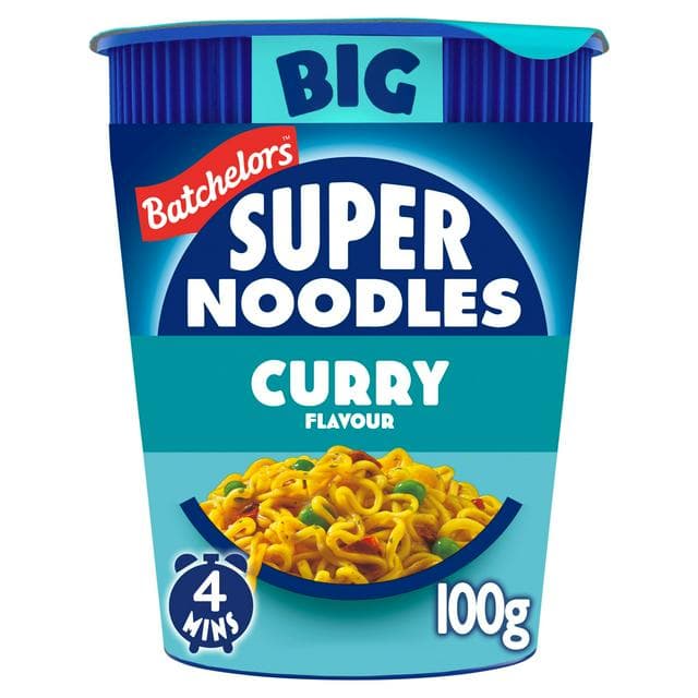 Batchelors Big Super Noodles Pot Curry Flavour 100g - gallery image 1