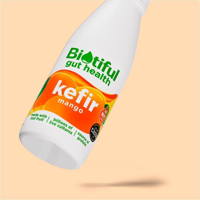 Biotiful Gut Health Kefir Milk Drink Mango 500ml - gallery image 2