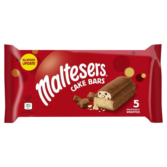 Maltesers 5 x 26.2g Multipack Cake Bars - gallery image 1