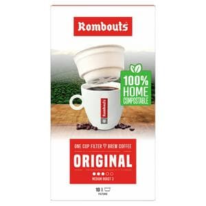 Rombouts Original Compostable One Cup Filter Coffees 10x70g