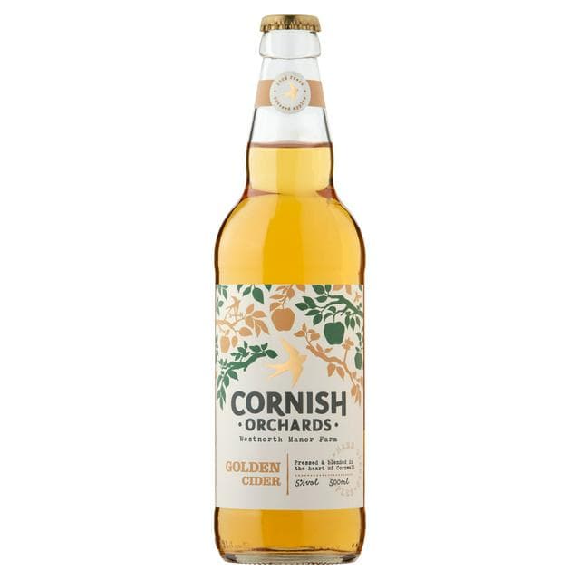 Cornish Orchards Gold 5.0% Cider Bottle 500ml - gallery image 1