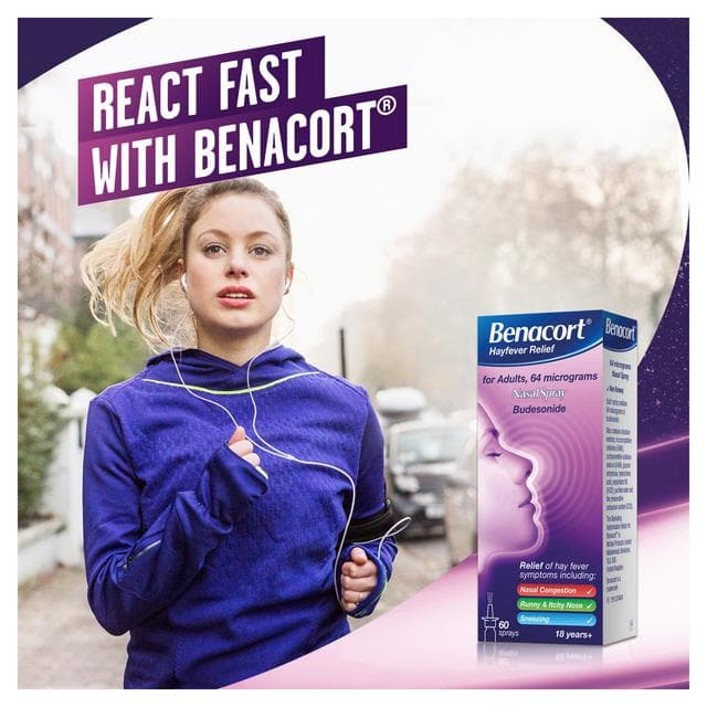 Benacort Adults Hayfever Relief 64 Mg Nasal Sprays x60 - gallery image 5