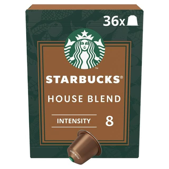 Starbucks by Nespresso Medium Roast House Blend Coffee Pods x36 - gallery image 1