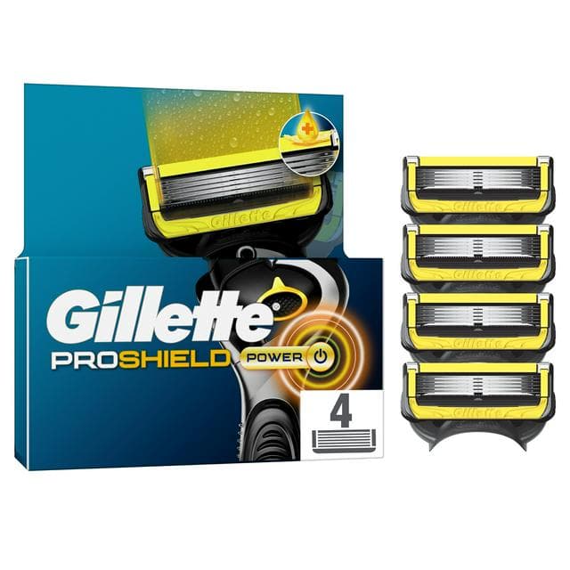 Gillette ProShield Power Men's Razor Blades x4 - gallery image 1