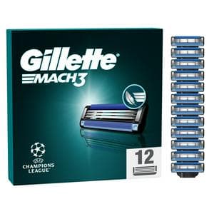 Gillette Mach 3 Men's Razor Blades x12