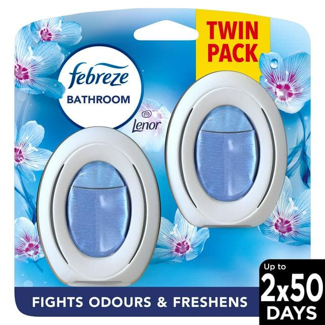 Febreze Bathroom Continuous Air Freshener Spring Awakening x2 - gallery image 1