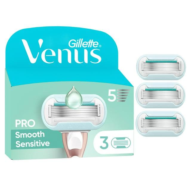 Venus Deluxe Smooth Sensitive Razor Blades x3 - gallery image 1