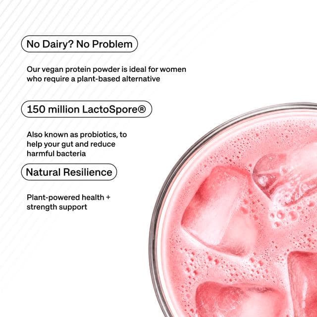 PhD Strawberries & Cream Diet Plant Protein Powder 500g - gallery image 5
