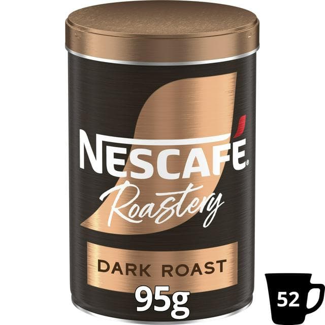 Nescafe Gold Blend Roastery Collection Dark Roast Instant Coffee 95g - gallery image 1