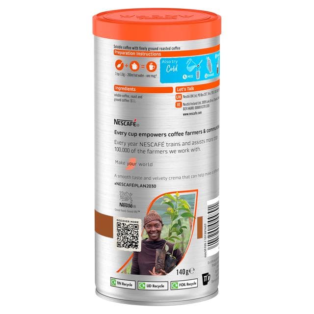 Nescafe Azera Americano Instant Coffee 140g - gallery image 2