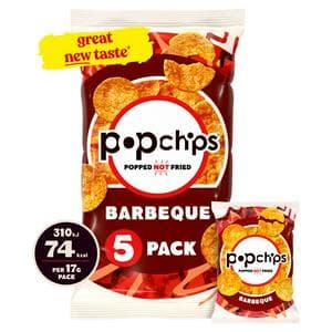 Popchips 5 x 17g Barbeque Multipack Crisps