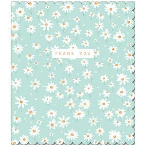 Blue Daisies Thank you Card