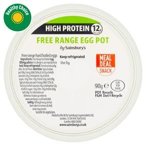 Sainsbury's 90g Free Range Egg Pot