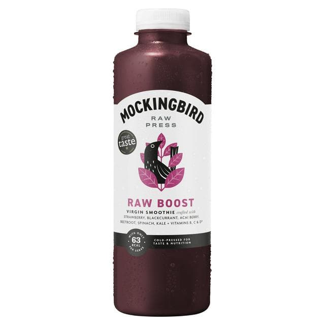 Mockingbird Raw Press 750ml Raw Boost, Berry, Beetroot with Vitamins Smoothie - gallery image 1