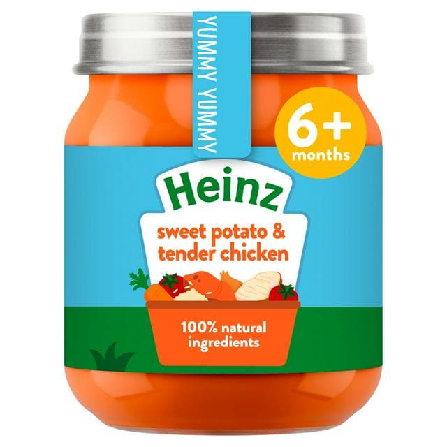 Heinz By Nature Sweet Potato & Tender Chicken 4+ Months 120g - gallery image 1