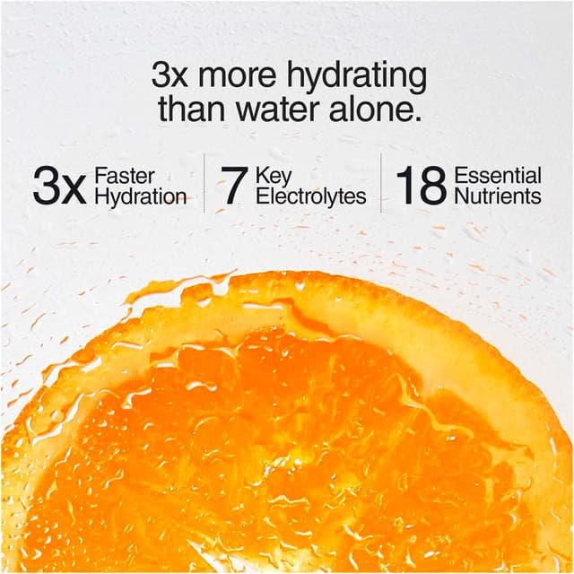 Phizz Daily 3-in-1 Hydration, Electrolytes & Vitamins Effervescent Tablets Orange x20 Tablets - gallery image 2