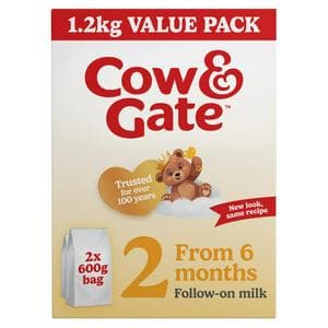 Cow & Gate Follow On Milk from 6 Months 2 x 600g