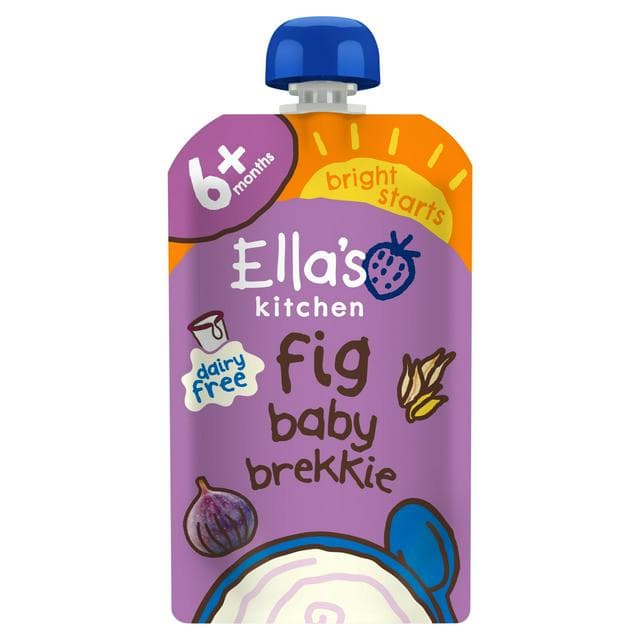 Ella's Kitchen Organic Dairy Free Pear & Fig Porridge Baby Food Pouch 6+ Months 100g - gallery image 1