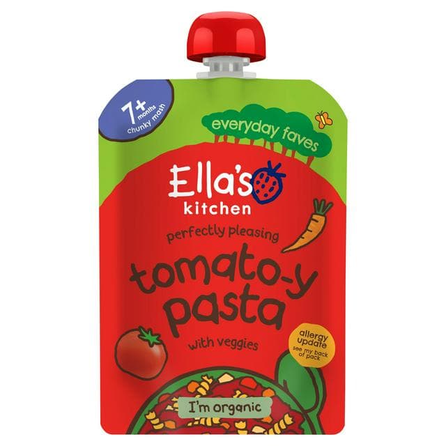 Ella's Kitchen Organic Tomato-y Pasta Baby Food Pouch 7+ Months 130g - gallery image 1