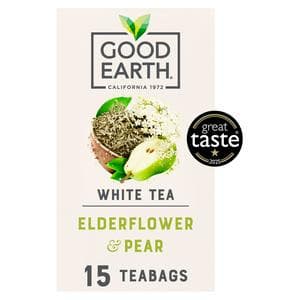 Good Earth Elderflower & Pear Biodegradable Teabags x15
