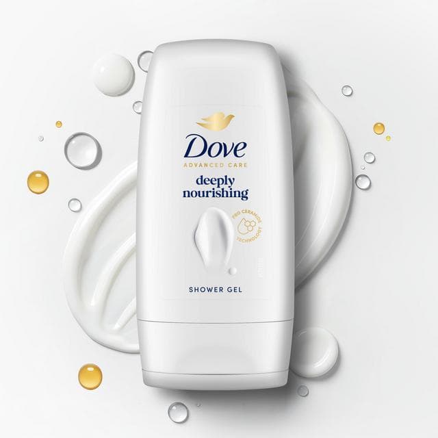 Dove Advanced Care Deeply Nourishing Body Wash Shower Gel Travel Size 55ml - gallery image 2