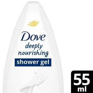 Dove Advanced Care Deeply Nourishing Body Wash Shower Gel Travel Size 55ml