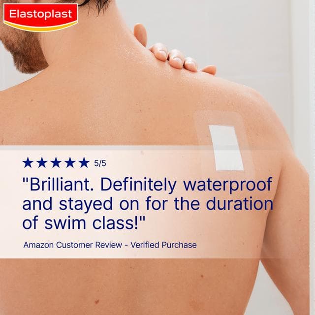 Elastoplast Antibacterial XXL Waterproof Dressings x5 - gallery image 5