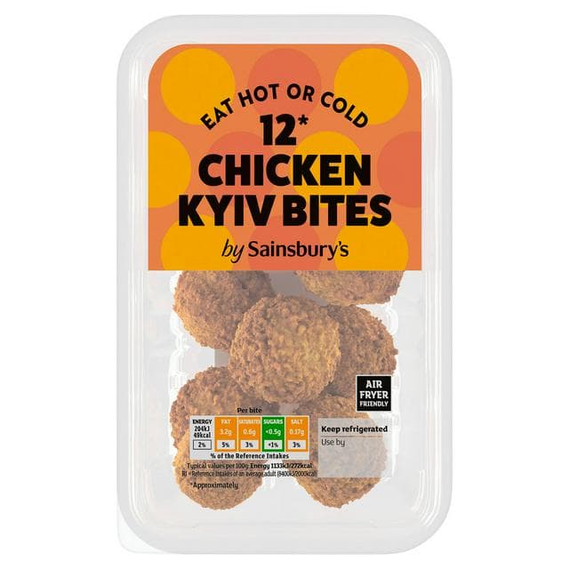 Sainsbury's Chicken Kyiv Bites x12 216g - gallery image 1