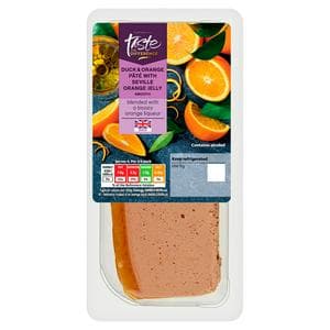 Sainsbury's Smooth Duck & Orange Pate, Taste the Difference 150g