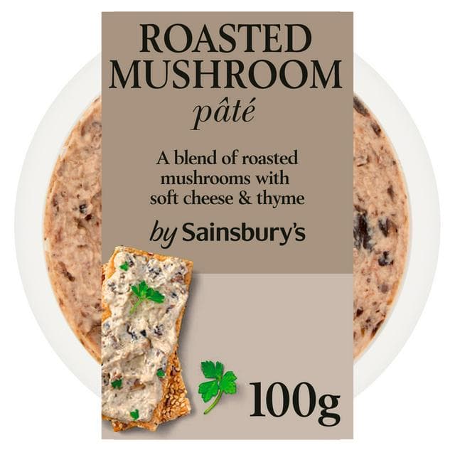 Sainsbury's Roasted Mushroom Pate 100g - gallery image 1