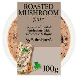 Sainsbury's Roasted Mushroom Pate 100g